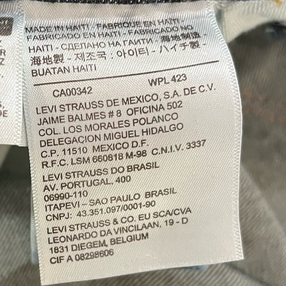 Levi’s Men’s 505 Dark Wash Denim Jeans - Picture 6 of 6